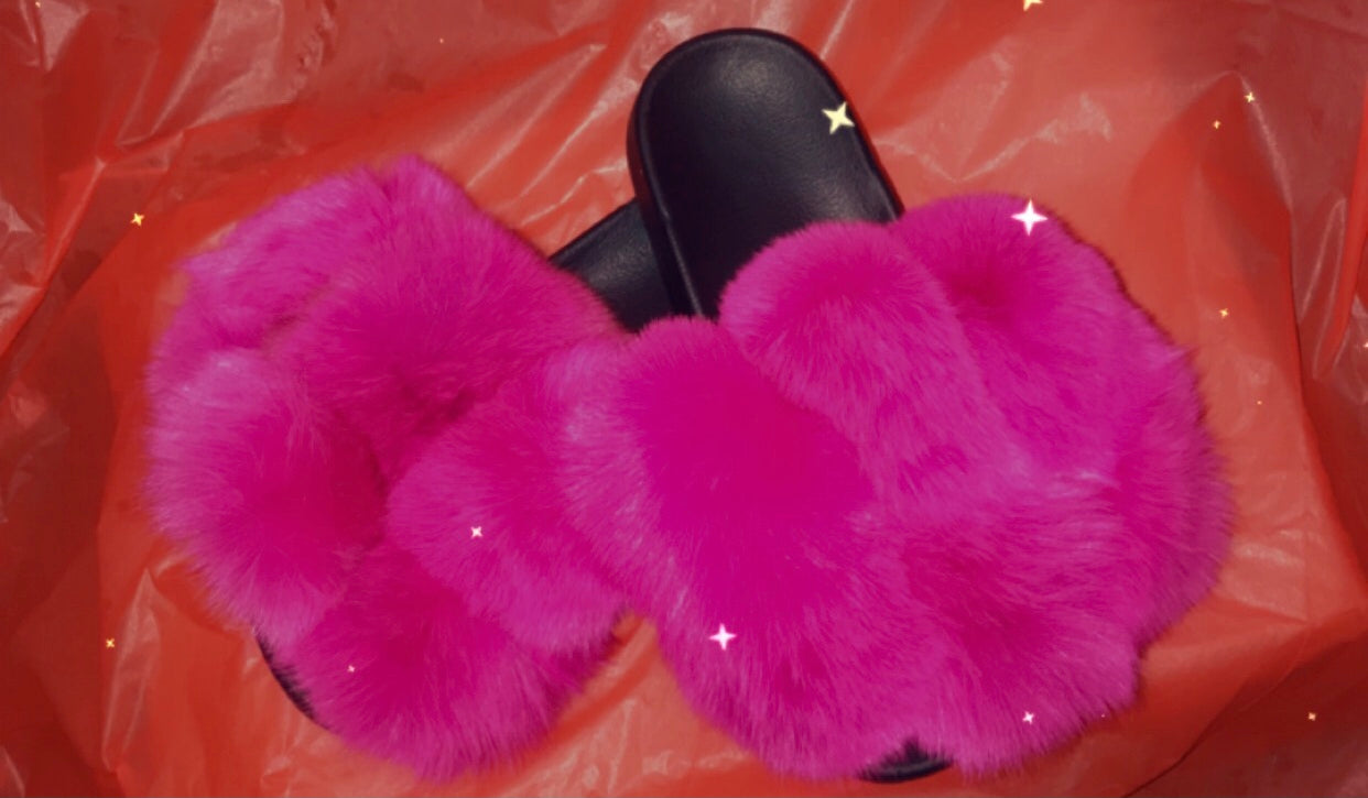 Hot Pink Slides