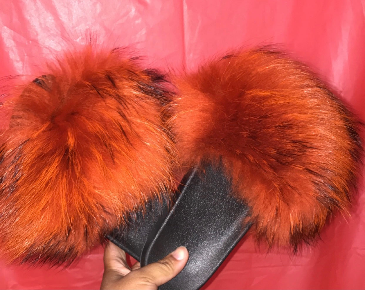 Flame fur slides