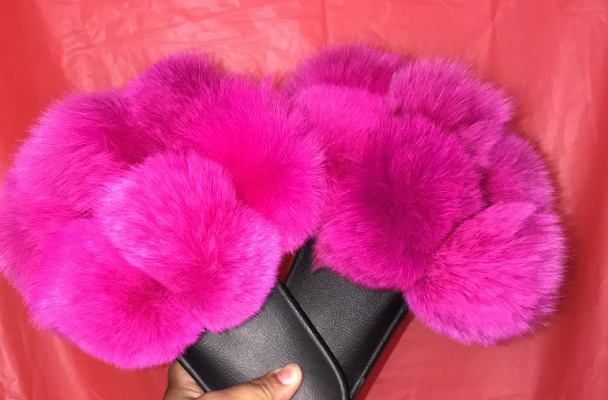 Hot Pink Slides